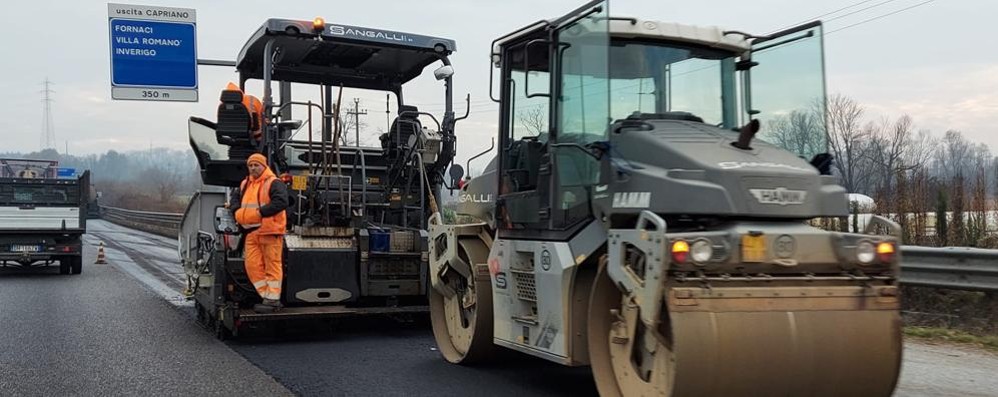 Lavori di asfaltatura in arrivo sulla Valassina a Giussano