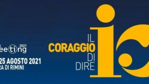Il logo dell’edizione 2021 del Meeting di Rimini