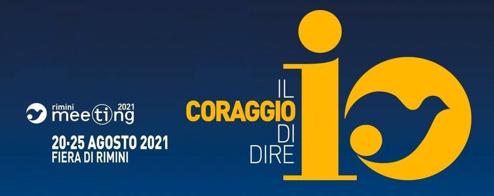 Il logo dell’edizione 2021 del Meeting di Rimini