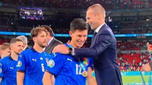 Matteo Pessina premiato agli Europei