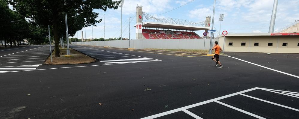 Monza parcheggio stadio