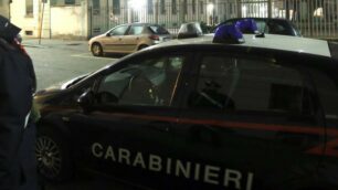 Un controllo notturno dei carabinieri