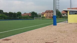 Il campo sportivo di via Bonfanti a Ronco Briantino