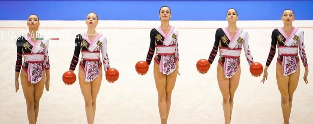 Le farfalle della ritmica, qui nell’argento di World Cup a Baku