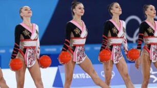 Le ragazze della ginnastica ritmica di bronzo a Tokyo