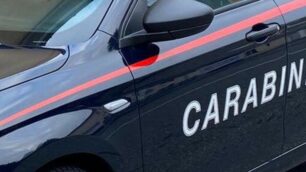 Un’auto dei carabinieri
