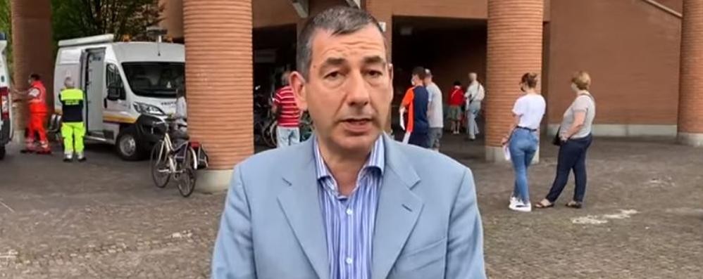 Il  sindaco di Vimercate Francesco Sartini