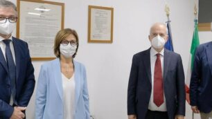 Monza nuovi vertici ATS da sinistra Colaianni Foini Carmelo Scarcella e Panciroli