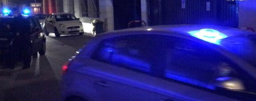 I carabinieri in servizio notturno