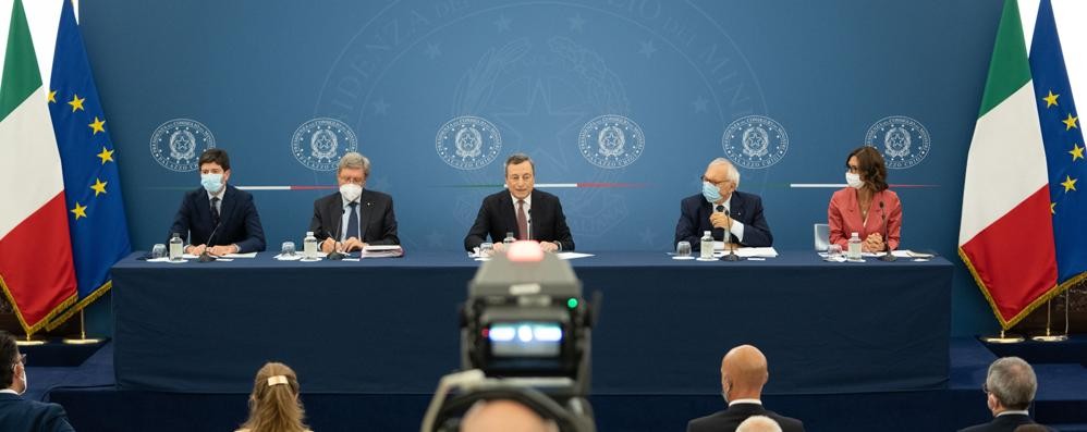 Governo conferenza stampa Mario Draghi 2 settembre 2021