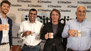 Faccia a faccia 2021 Varedo:  Rodriguez, Vergani, Vitiello con il direttore Puglisi