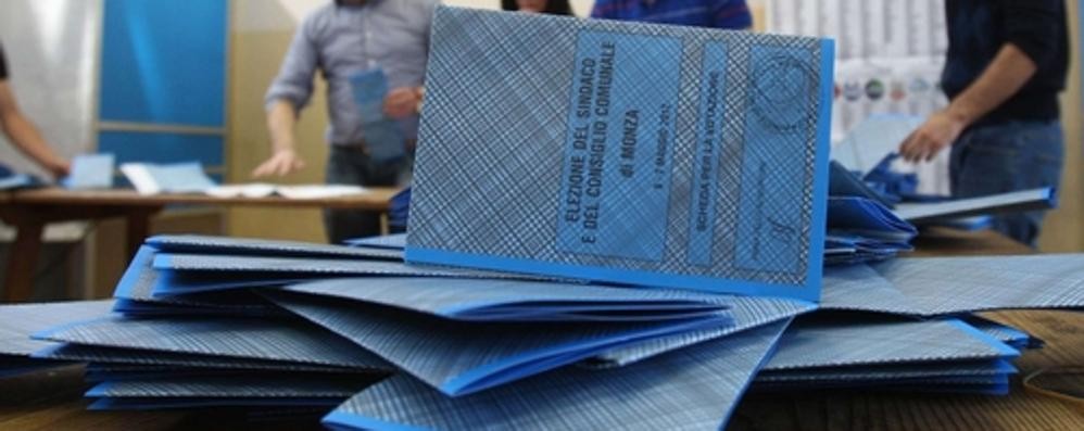 Monza, lo spoglio delle schede delle elezioni comunali