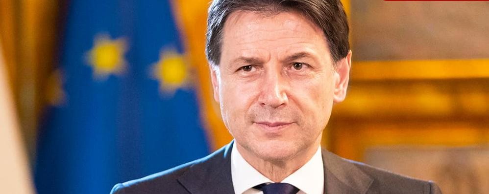 Giuseppe Conte quando era  presidente del Consiglio