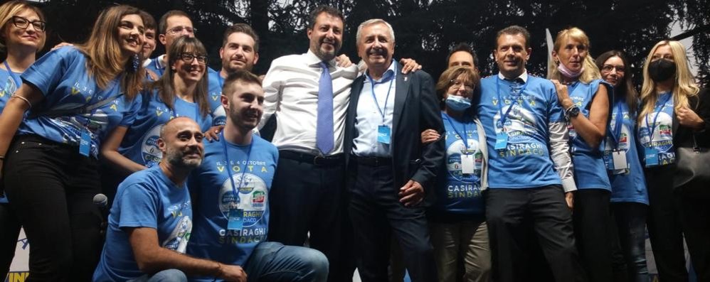 Elezioni amministrative Matteo Salvini Biassono