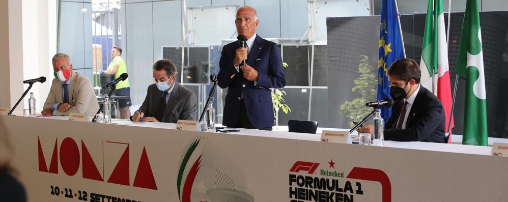 Conferenza stampa presentazione gran premio Italia