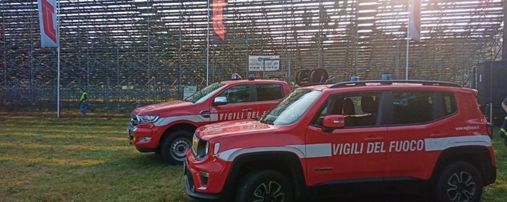 Vigili del fuoco al Gp (foto VvFf)