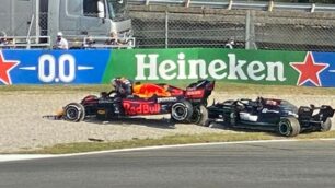 incidente Hamilton Verstappen Gp Monza 2021