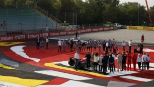 Autodromo intitolazione Parabolica a Michele Alboreto - foto Autdromo nazionale