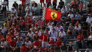 I tanti tifosi della Ferrari