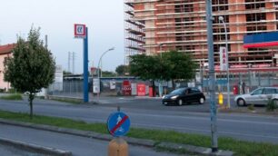 Villasanta - Via Da Vinci, il tratto in cui è successo l’incidente
