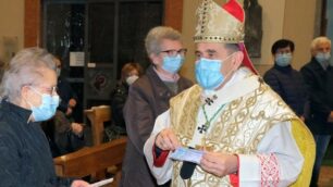 L’arcivescovo di Milano Mario Delpini in arrivo a Monza