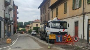 La via Lambro è stata riaperta