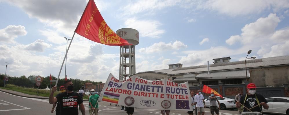 Corteo lavoratori Gianetti