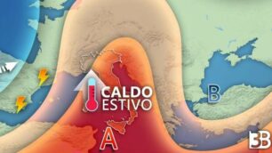 La situazione meteorologica dei prossimi giorni secondo 3Bmeteo