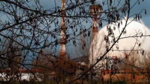 La centrale nucleare di Sessa Aurunca (Caserta), sul fiume Garigliano