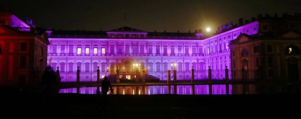 Villa reale in viola