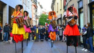 Trampolieri alla Festa dell’Uva di Lissone