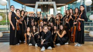 La Filarmonica Pozzoli al completo