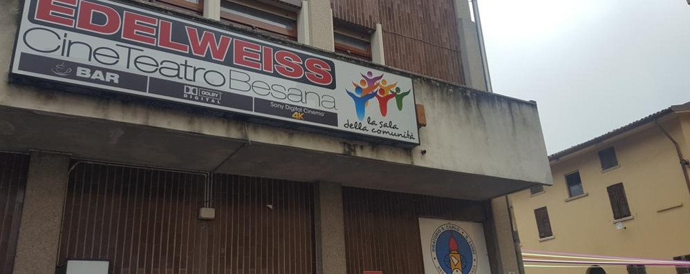 Il cineteatro Edelweiss di Besana