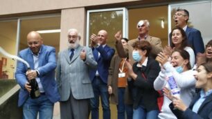 I festeggiamenti di ViviVerano per la vittoria alle elezioni