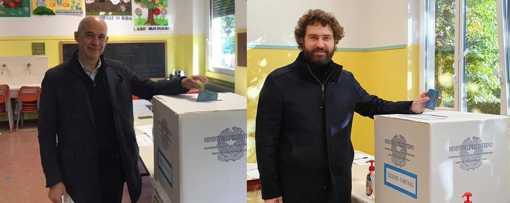 Giovanni Sala e Francesco Cereda: i candidati di Vimercate alle urne per il ballottaggio