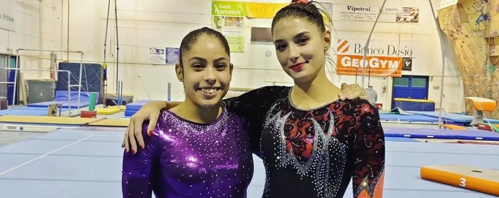 Ginnastica artistica GAL Sol Acosta Pereira Emanuela Petrean