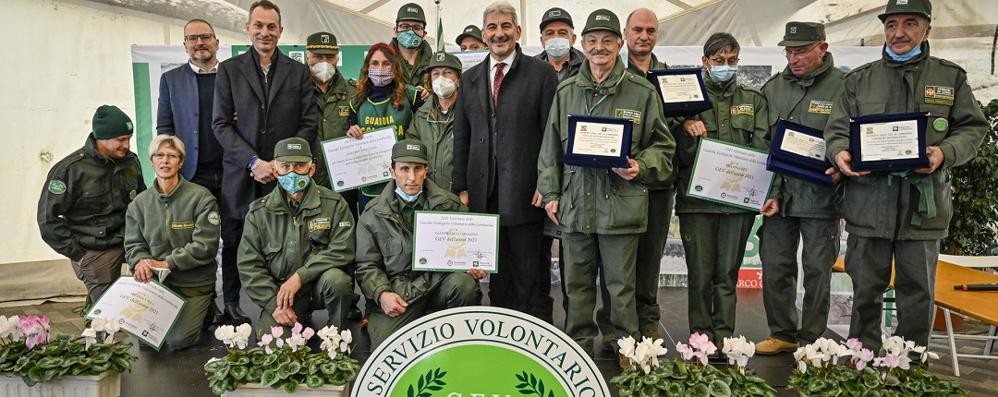 Gev Guardie ecologiche volontarie a Vertemate con Minoprio premiato anche il servizio del Parco delle Groane
