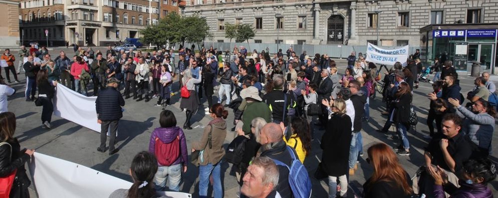 Manifestazione no green pass