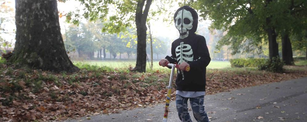 La corsa di Halloween al Parco alcuni anni fa