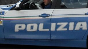 Un’auto della polizia stradale