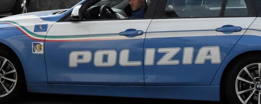 Un’auto della polizia stradale