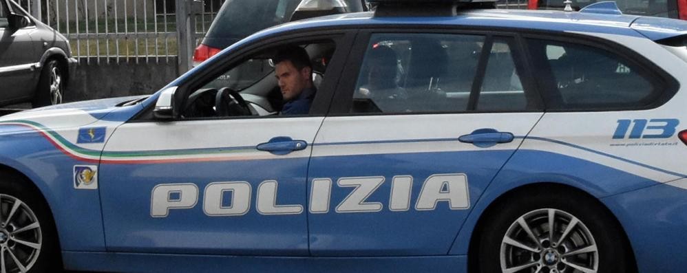 Una pattuglia della Polizia stradale