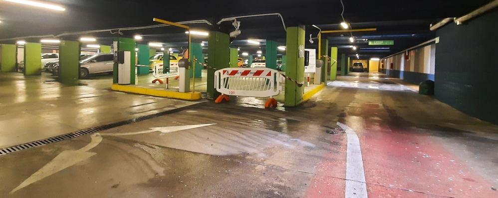 Lissone, il  parcheggio interrato in piazza Libertà