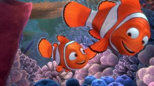 Nemo con il papà nel film Pixar