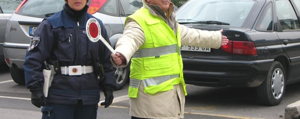 NONNI CIVICI x controlli strade - foto d’archivio