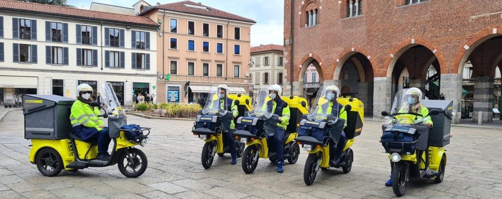 Aumenta la consegna dei pacchi da parte delle Poste  a Monza e in Brianza