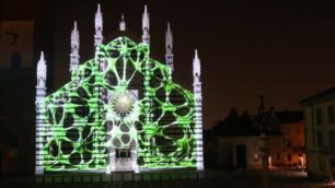 Videomapping sul duomo di Monza