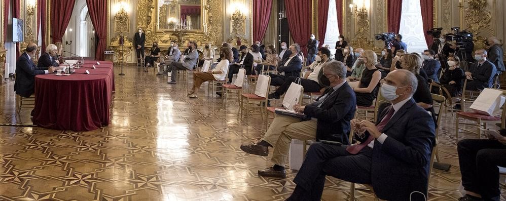 La cerimonia di presentazione mercoledì scorso alla presenza del presidente Sergio Mattarella