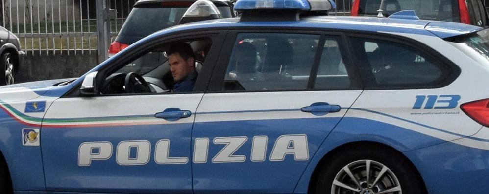 Una pattuglia della Polizia Stradale