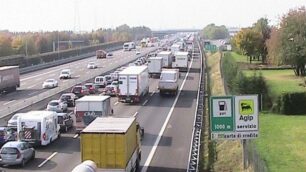 La autostrada A4 a Cevenago